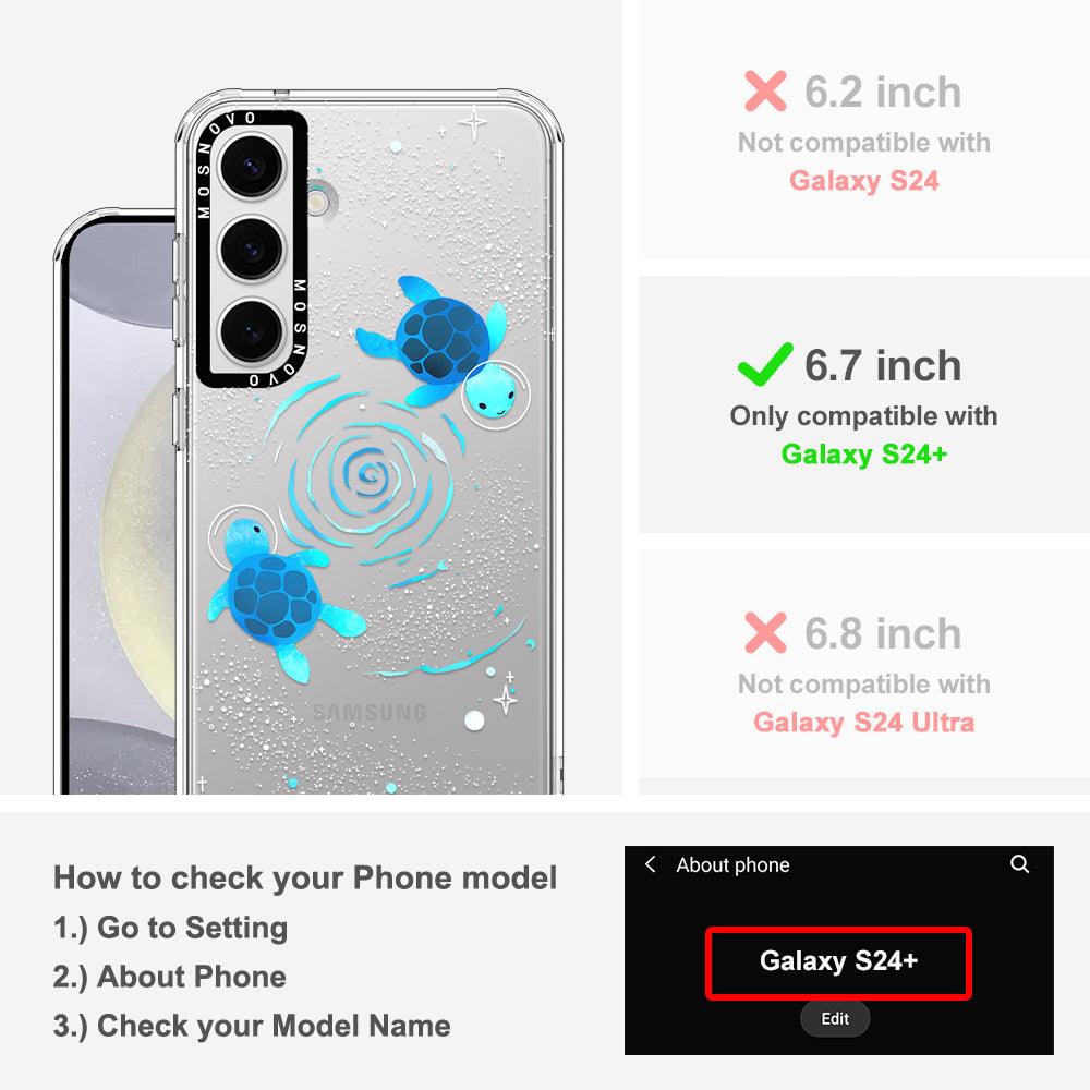 Space Turtle Phone Case - Samsung Galaxy S24 Plus Case - MOSNOVO