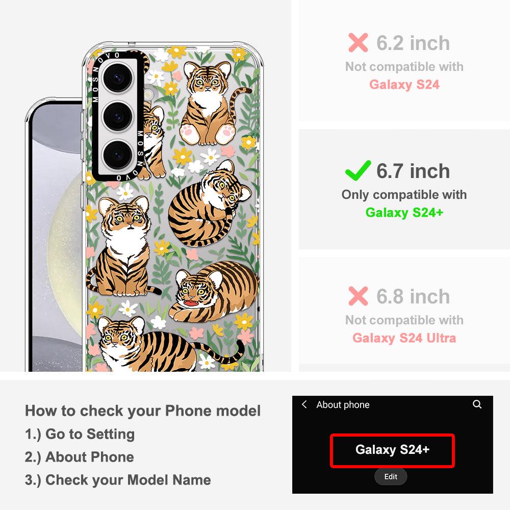 Cute Tiger Phone Case - Samsung Galaxy S24 Plus Case - MOSNOVO