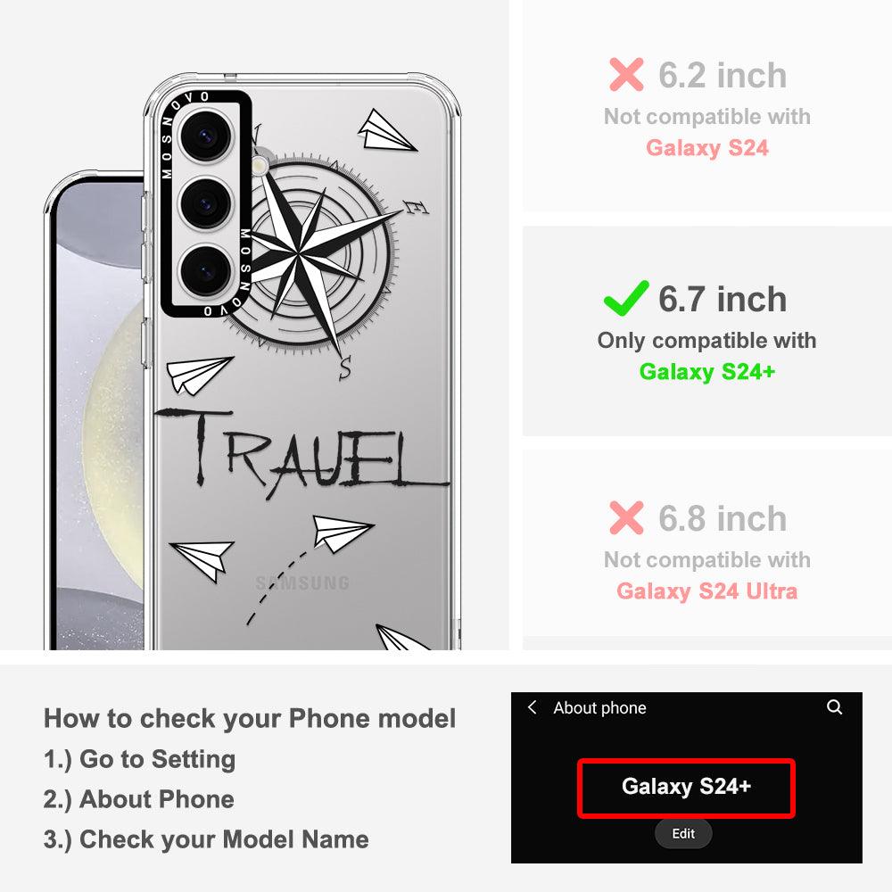 Travel Phone Case - Samsung Galaxy S24 Plus Case - MOSNOVO