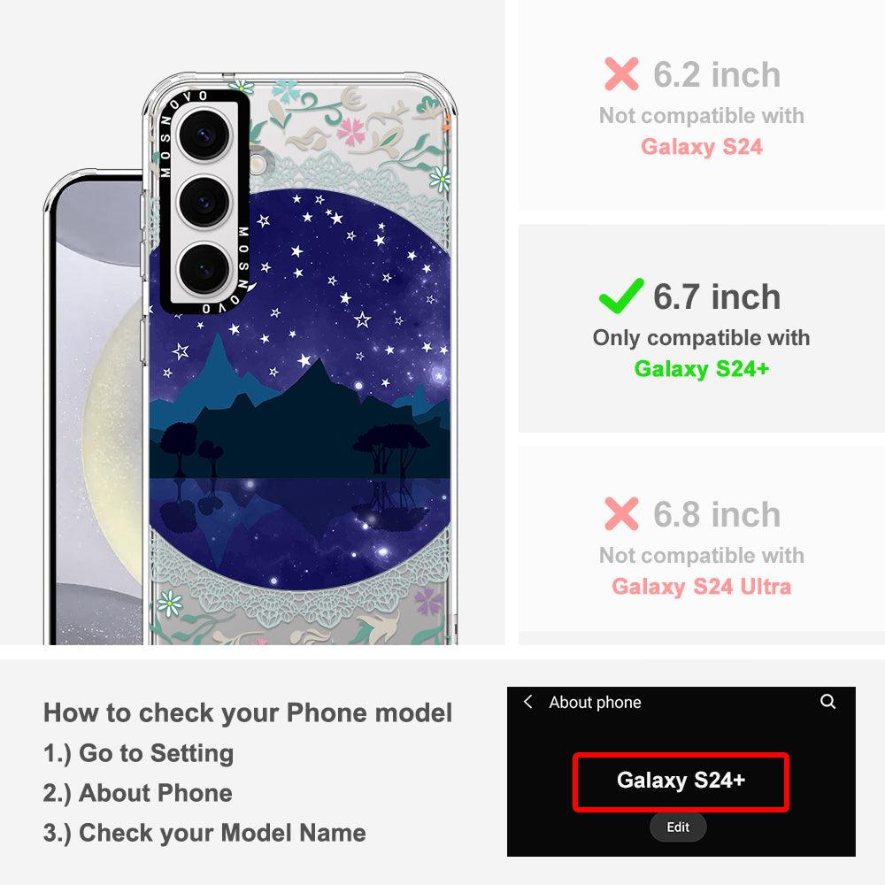 Night Scene Phone Case - Samsung Galaxy S24 Plus Case - MOSNOVO