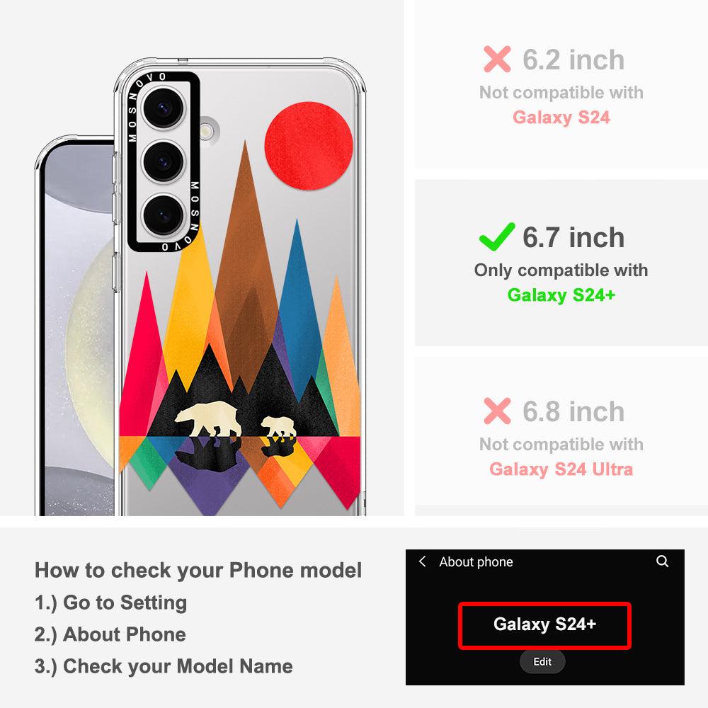 MAMA Bear Phone Case - Samsung Galaxy S24 Plus Case - MOSNOVO