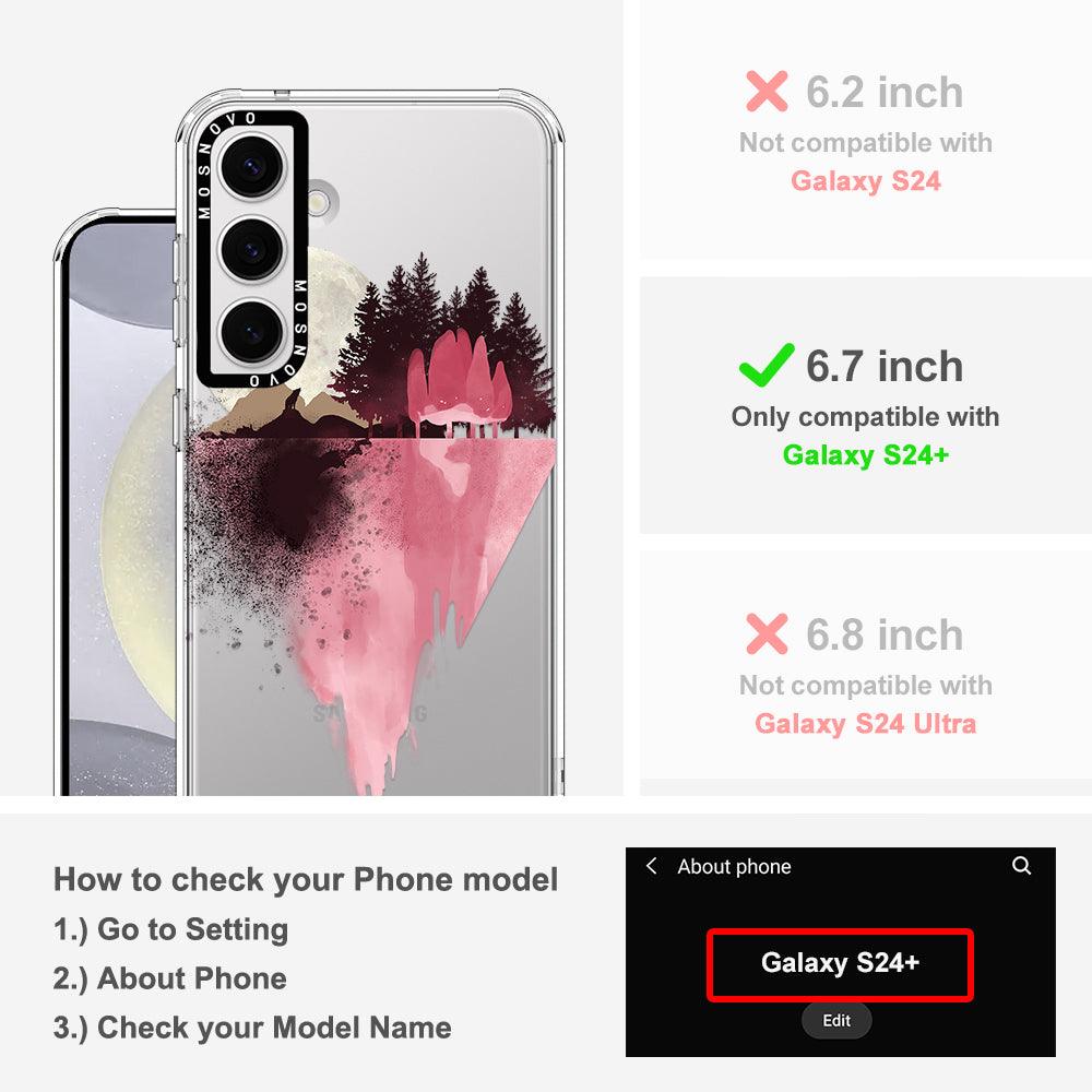 Mountain Landscape Phone Case - Samsung Galaxy S24 Plus Case - MOSNOVO