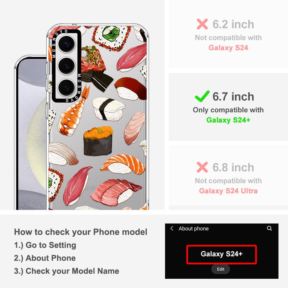 Sushi Phone Case - Samsung Galaxy S24 Plus Case - MOSNOVO