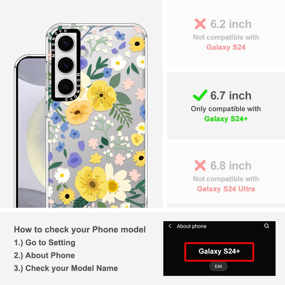 Spring Flower Phone Case - Samsung Galaxy S24 Plus Case - MOSNOVO