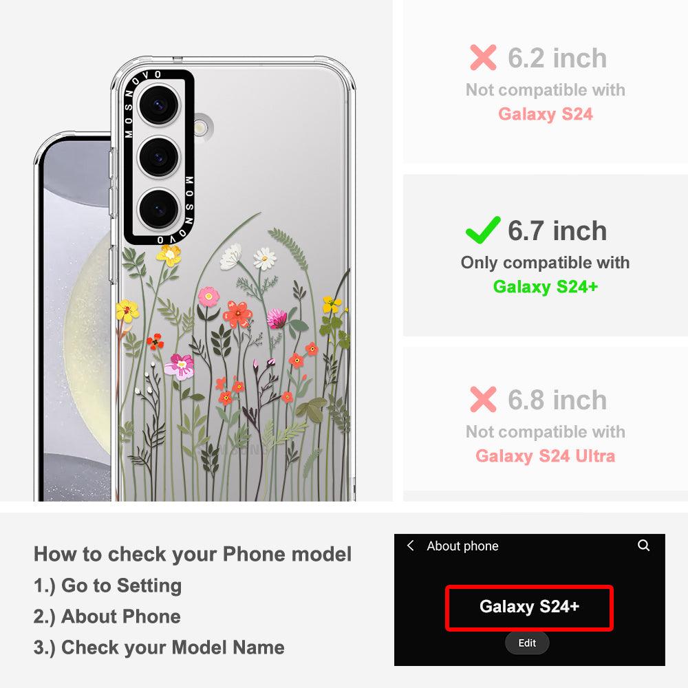 Spring Wildflower Phone Case - Samsung Galaxy S24 Plus Case - MOSNOVO