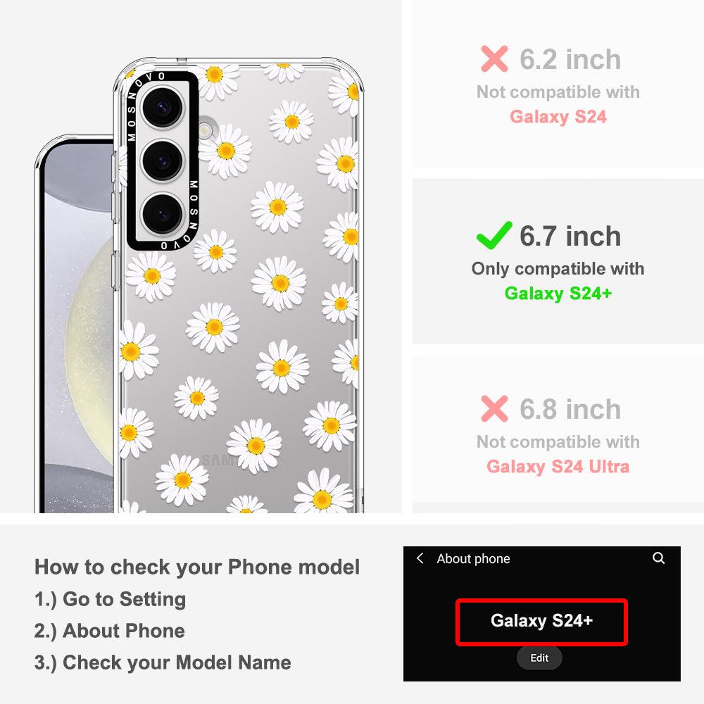 Daisy Phone Case - Samsung Galaxy S24 Plus Case - MOSNOVO