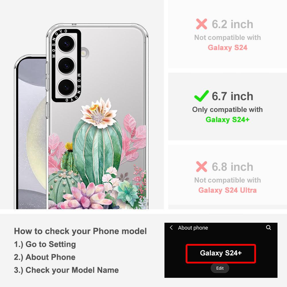 Cactaceae Phone Case - Samsung Galaxy S24 Plus Case - MOSNOVO