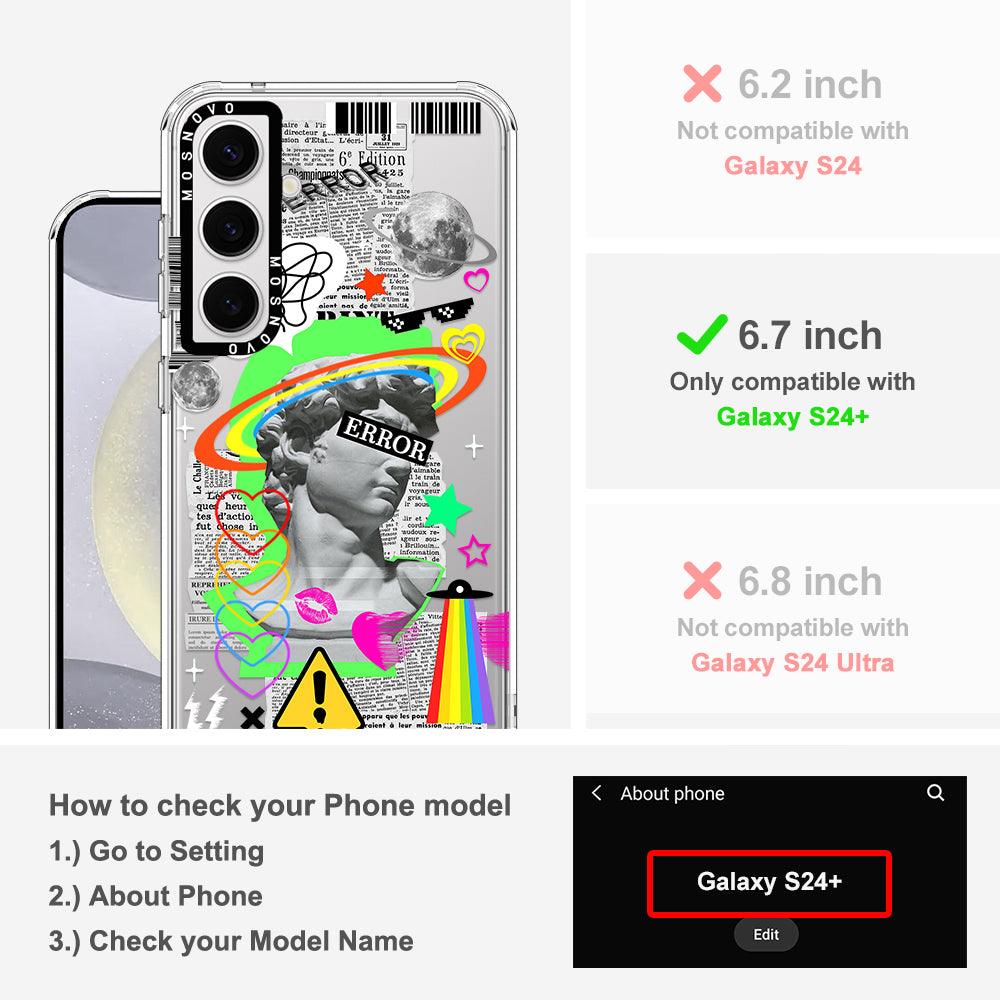 Error Statue Art Phone Case - Samsung Galaxy S24 Plus Case - MOSNOVO