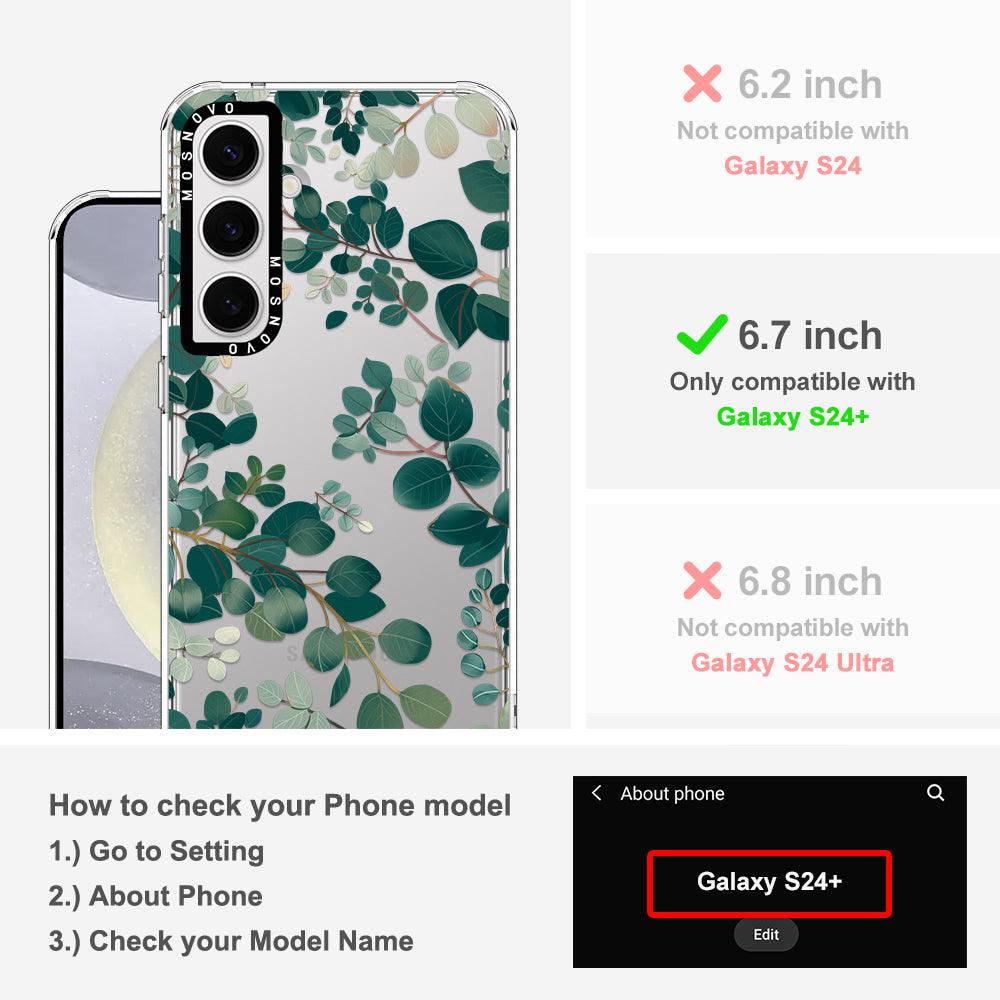 Eucalyptus Phone Case - Samsung Galaxy S24 Plus Case - MOSNOVO
