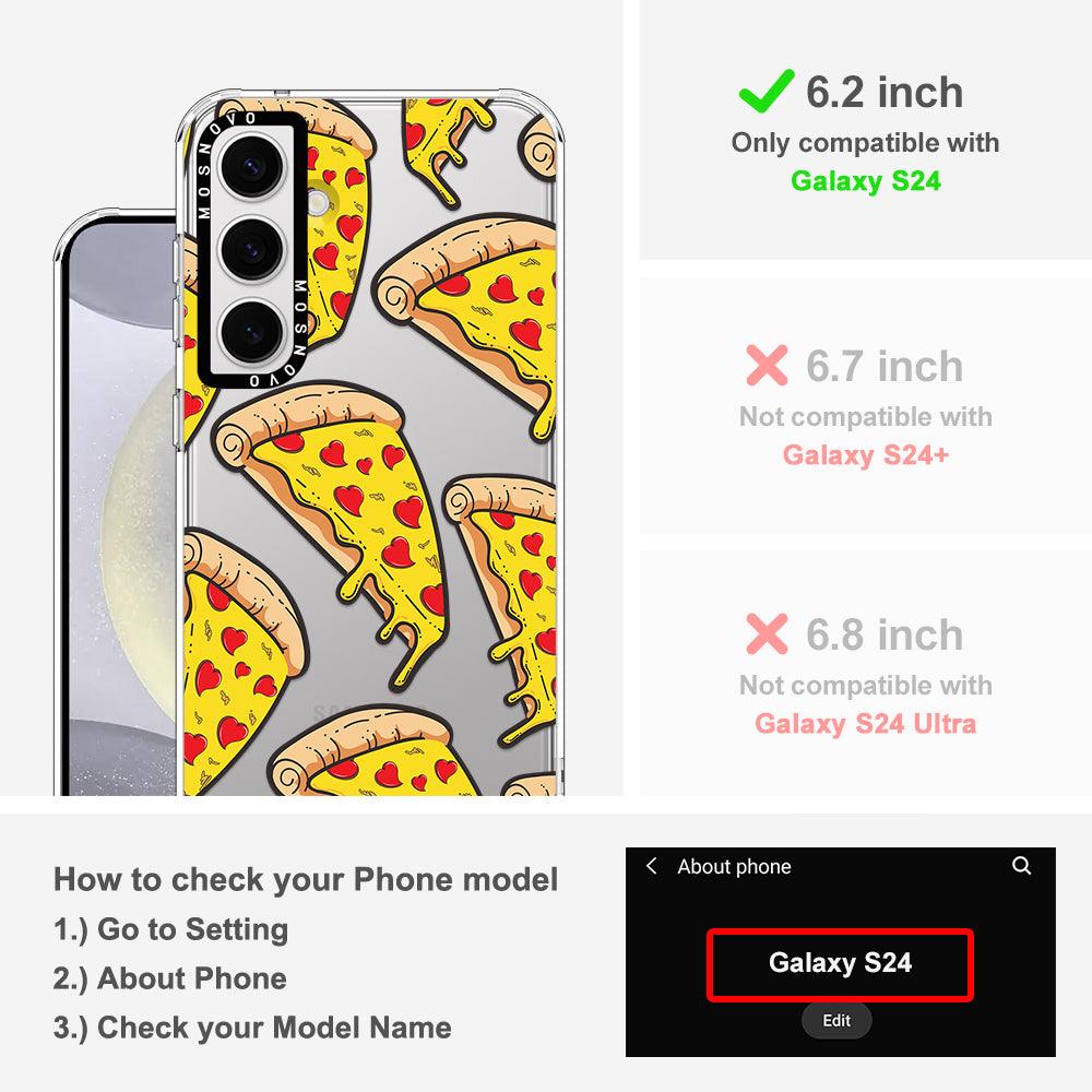 Pizza Phone Case - Samsung Galaxy S24 Case - MOSNOVO