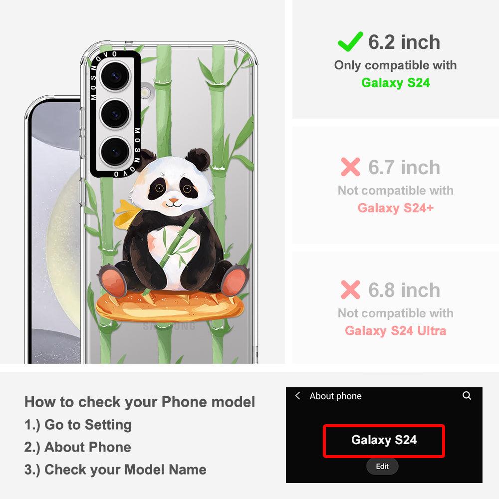 Bambo Panda Phone Case - Samsung Galaxy S24 Case - MOSNOVO