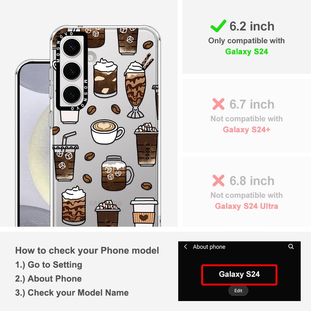 Coffee Phone Case - Samsung Galaxy S24 Case - MOSNOVO