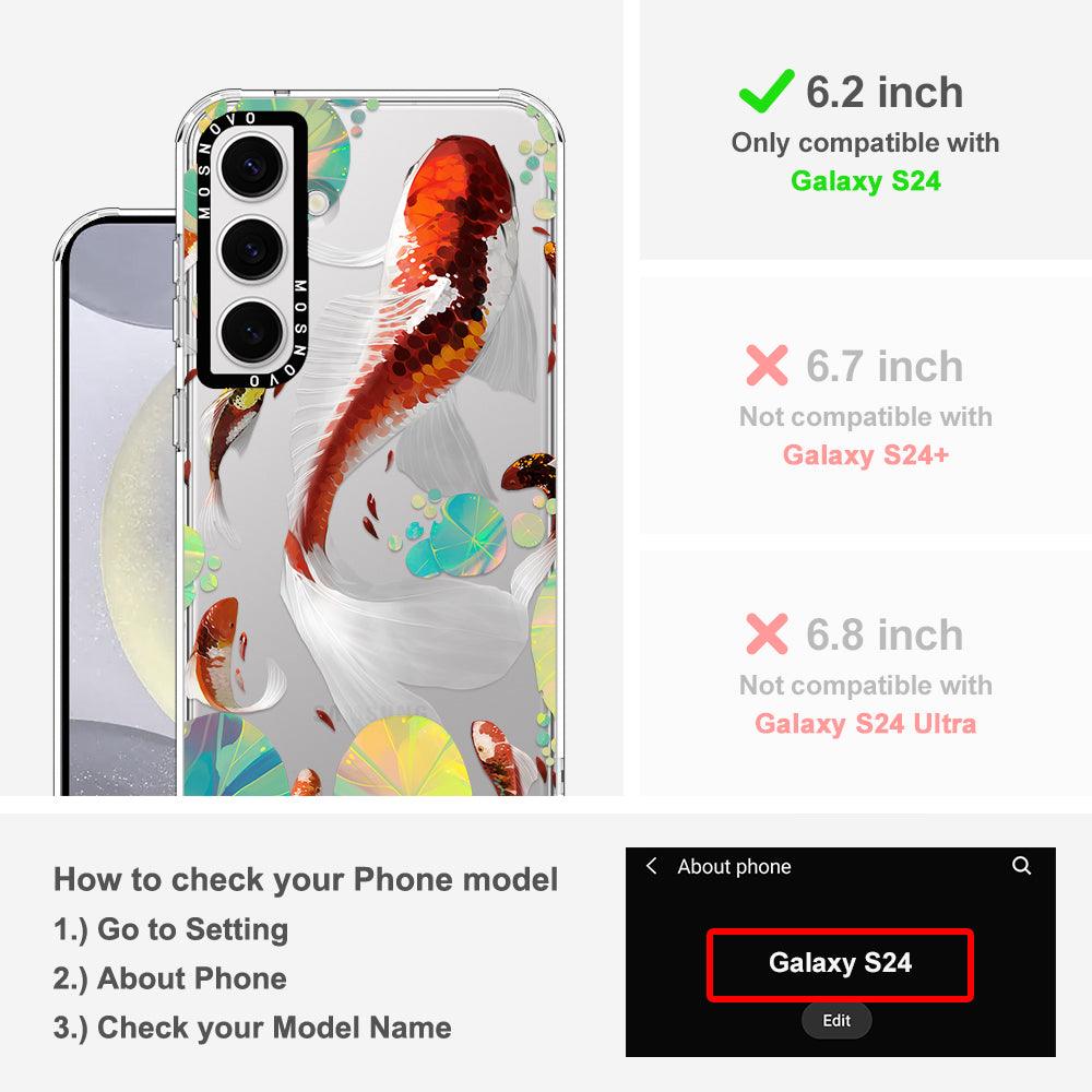 Koi Art Phone Case - Samsung Galaxy S24 Case - MOSNOVO