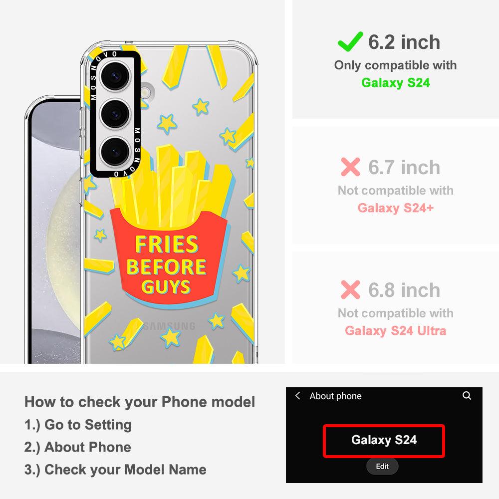 Fries Before Guys Phone Case - Samsung Galaxy S24 Case - MOSNOVO