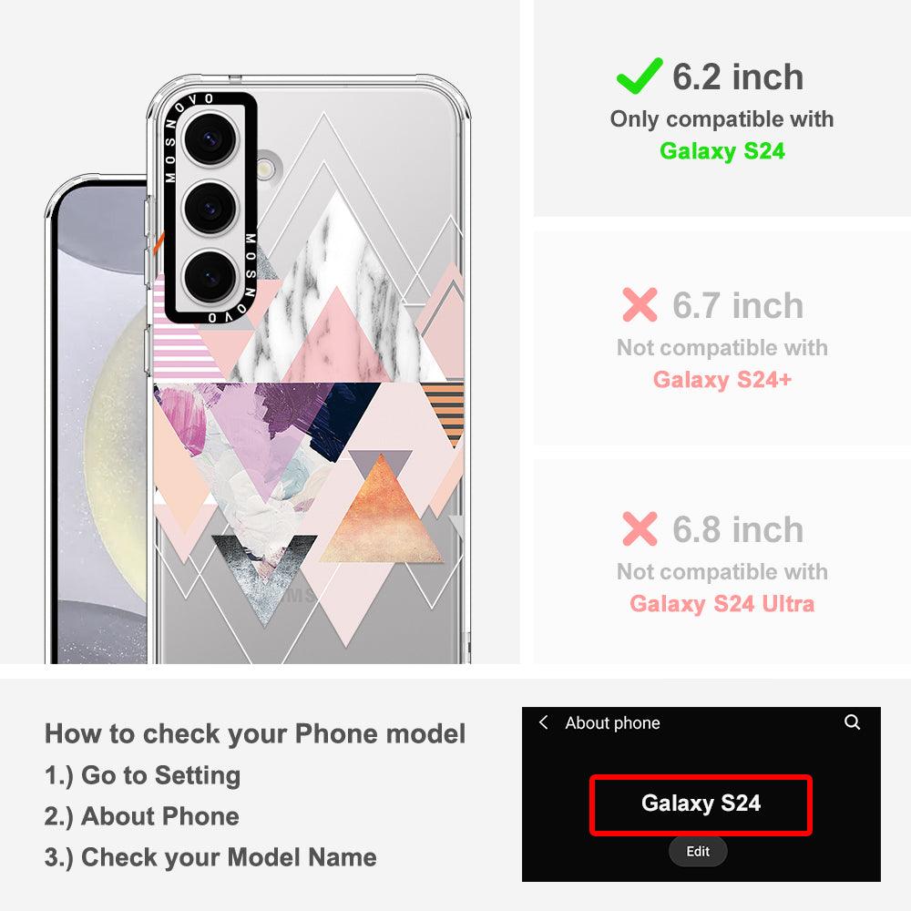 Marble Phone Case - Samsung Galaxy S24 Case - MOSNOVO