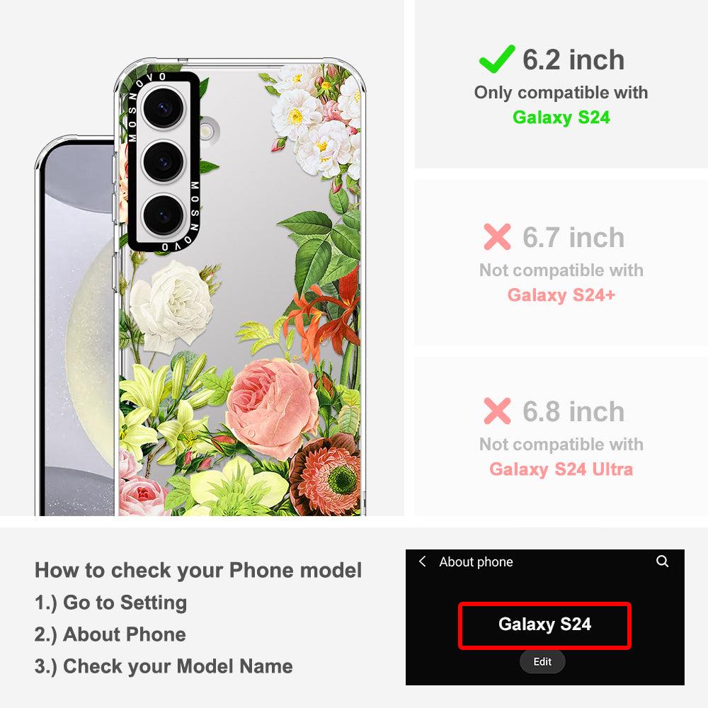 Botanical Garden Phone Case - Samsung Galaxy S24 Case - MOSNOVO