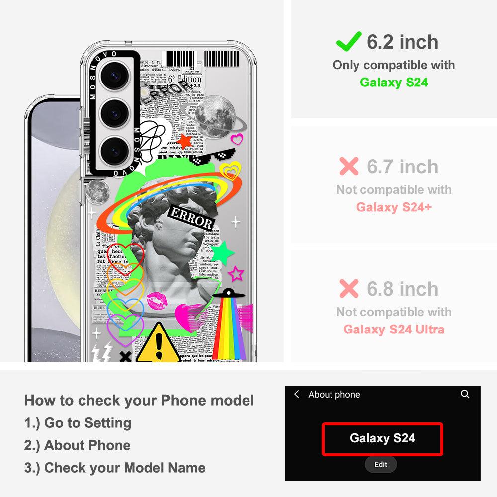 Error Statue Art Phone Case - Samsung Galaxy S24 Case - MOSNOVO