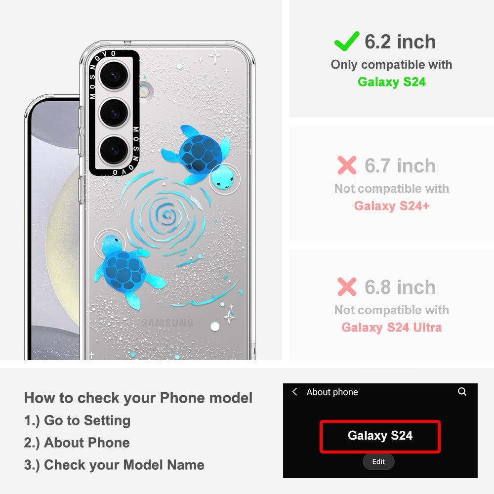 Space Turtle Phone Case - Samsung Galaxy S24 Case - MOSNOVO