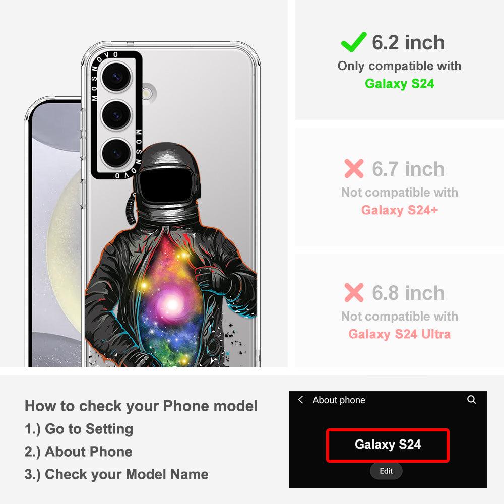 Mystery Astronaut Phone Case - Samsung Galaxy S24 Case - MOSNOVO