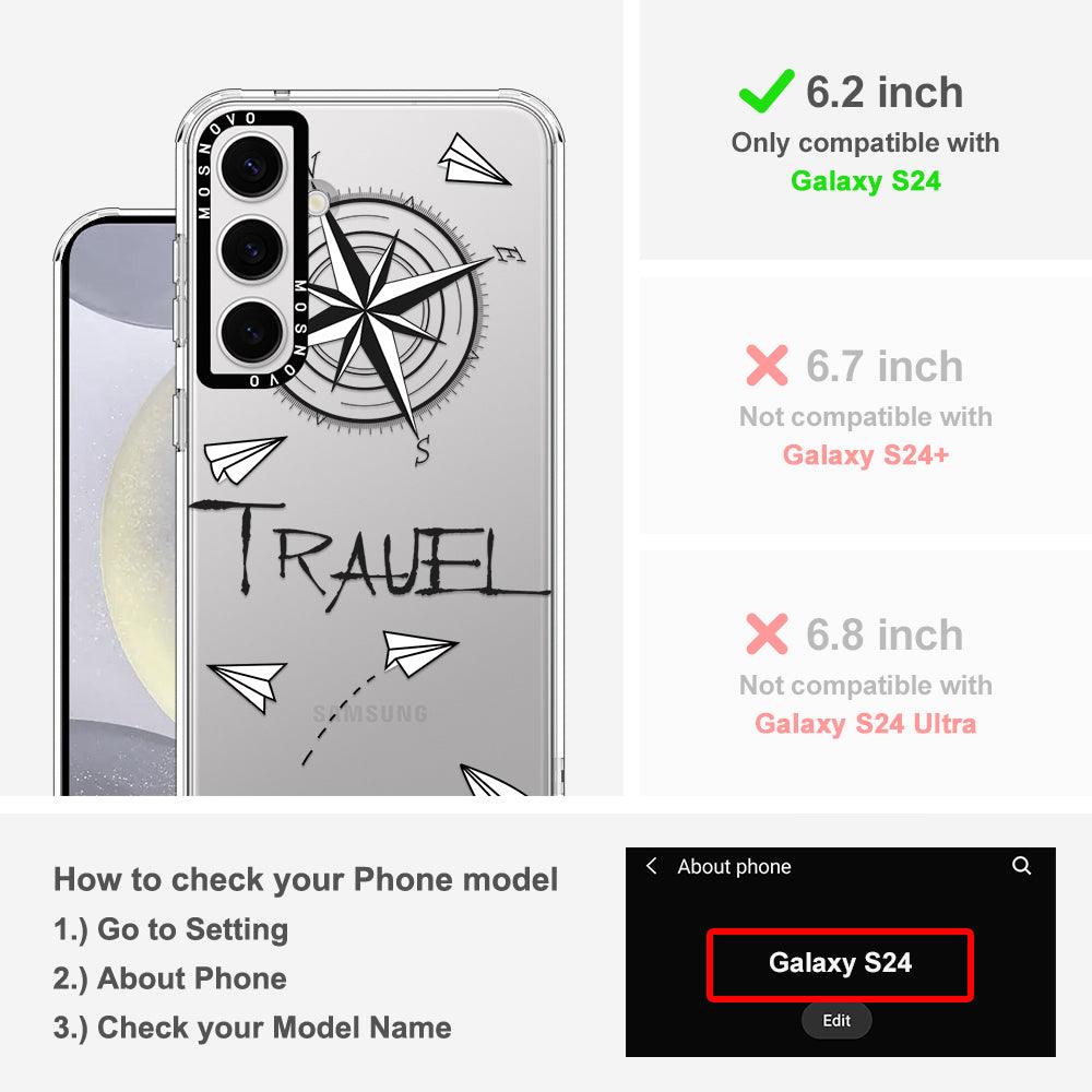 Travel Phone Case - Samsung Galaxy S24 Case - MOSNOVO