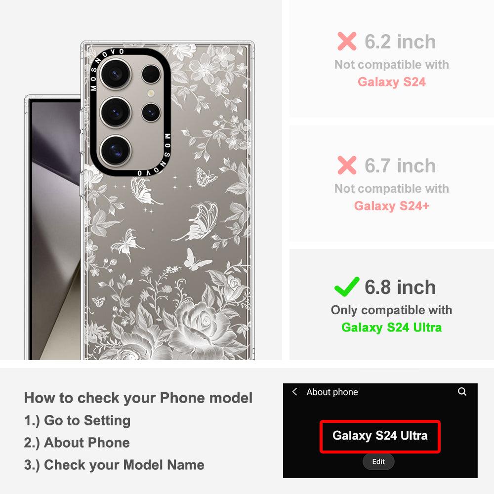 Fairy Rose Garden Phone Case - Samsung Galaxy S24 Ultra Case - MOSNOVO