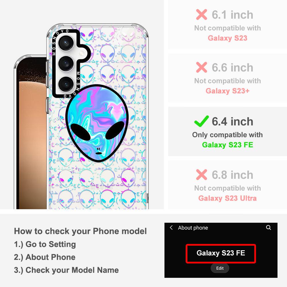 Space Alien Phone Case - Samsung Galaxy S23 FE Case