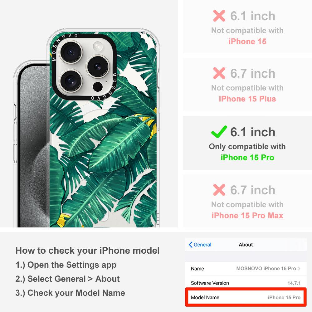 Banana Tree Phone Case - iPhone 15 Pro Case - MOSNOVO