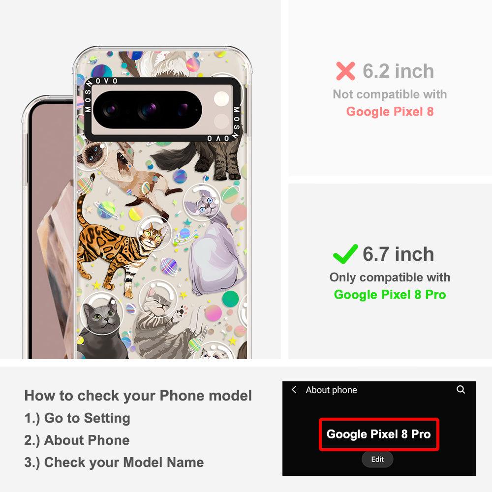 Space Cat Phone Case - Google Pixel 8 Pro Case