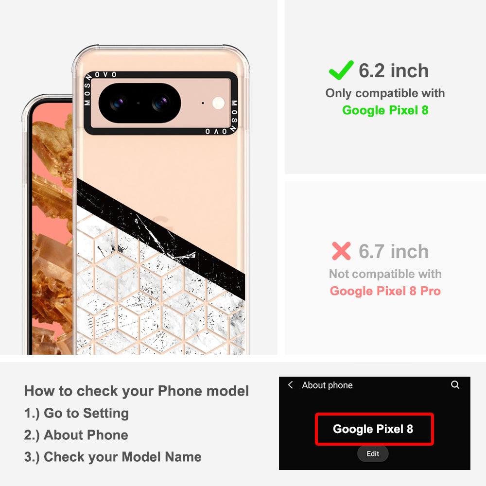 Marble Block Art Phone Case - Google Pixel 8 Case - MOSNOVO