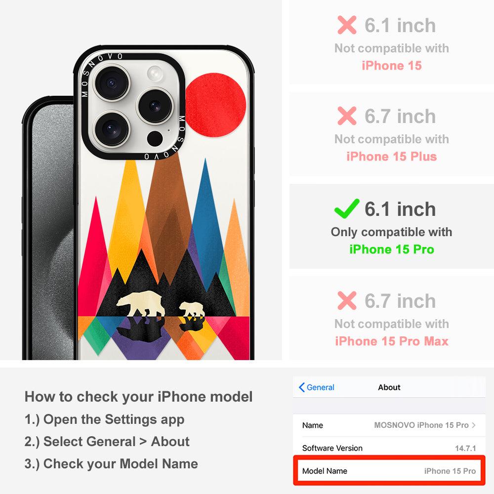 MAMA Bear Phone Case - iPhone 15 Pro Case - MOSNOVO