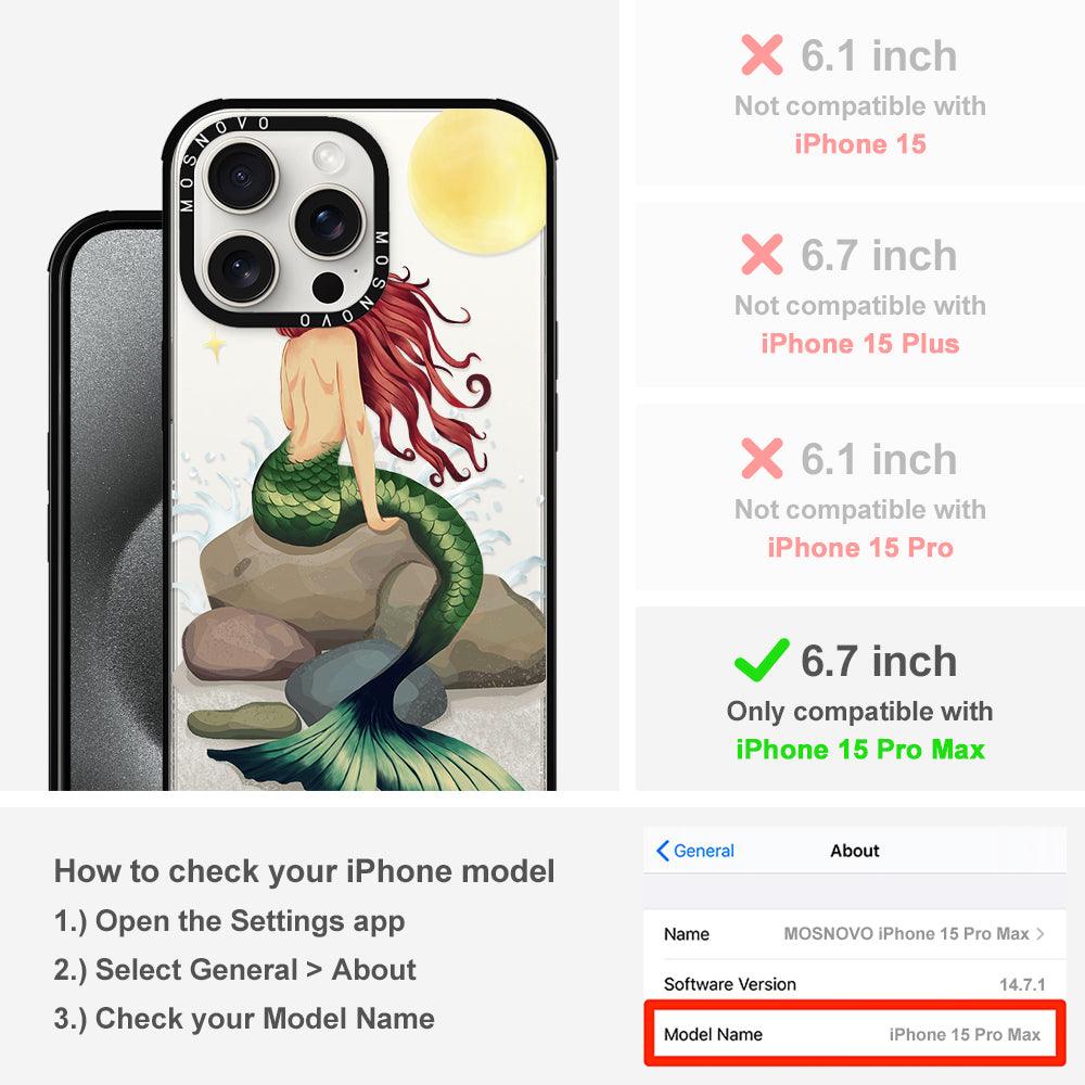Fairy Mermaid Phone Case - iPhone 15 Pro Max Case - MOSNOVO