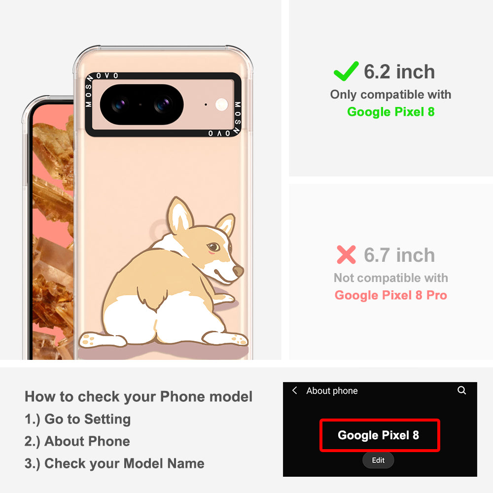 Corgi Dog Phone Case - Google Pixel 8 Case - MOSNOVO