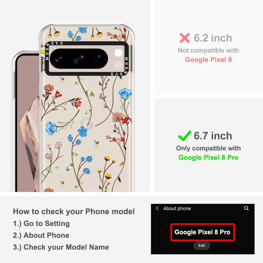 Wildflowers Phone Case - Google Pixel 8 Pro Case - MOSNOVO