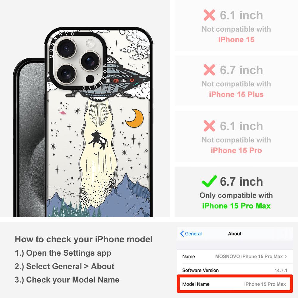 UFO Phone Case - iPhone 15 Pro Max Case - MOSNOVO