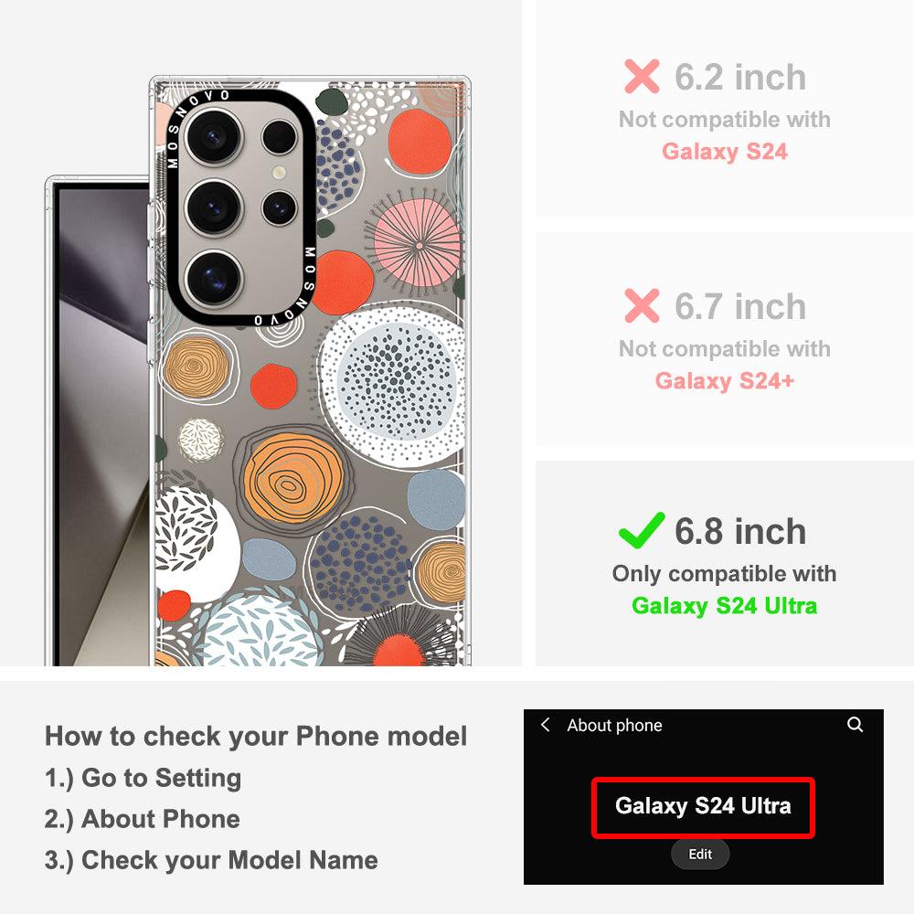 Abstract Art Phone Case - Samsung Galaxy S24 Ultra Case - MOSNOVO