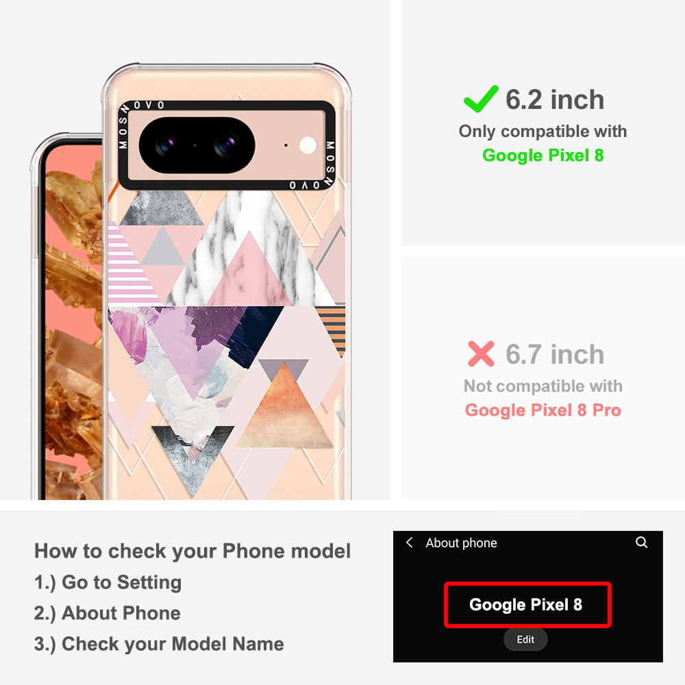 Marble Art Phone Case - Google Pixel 8 Case - MOSNOVO
