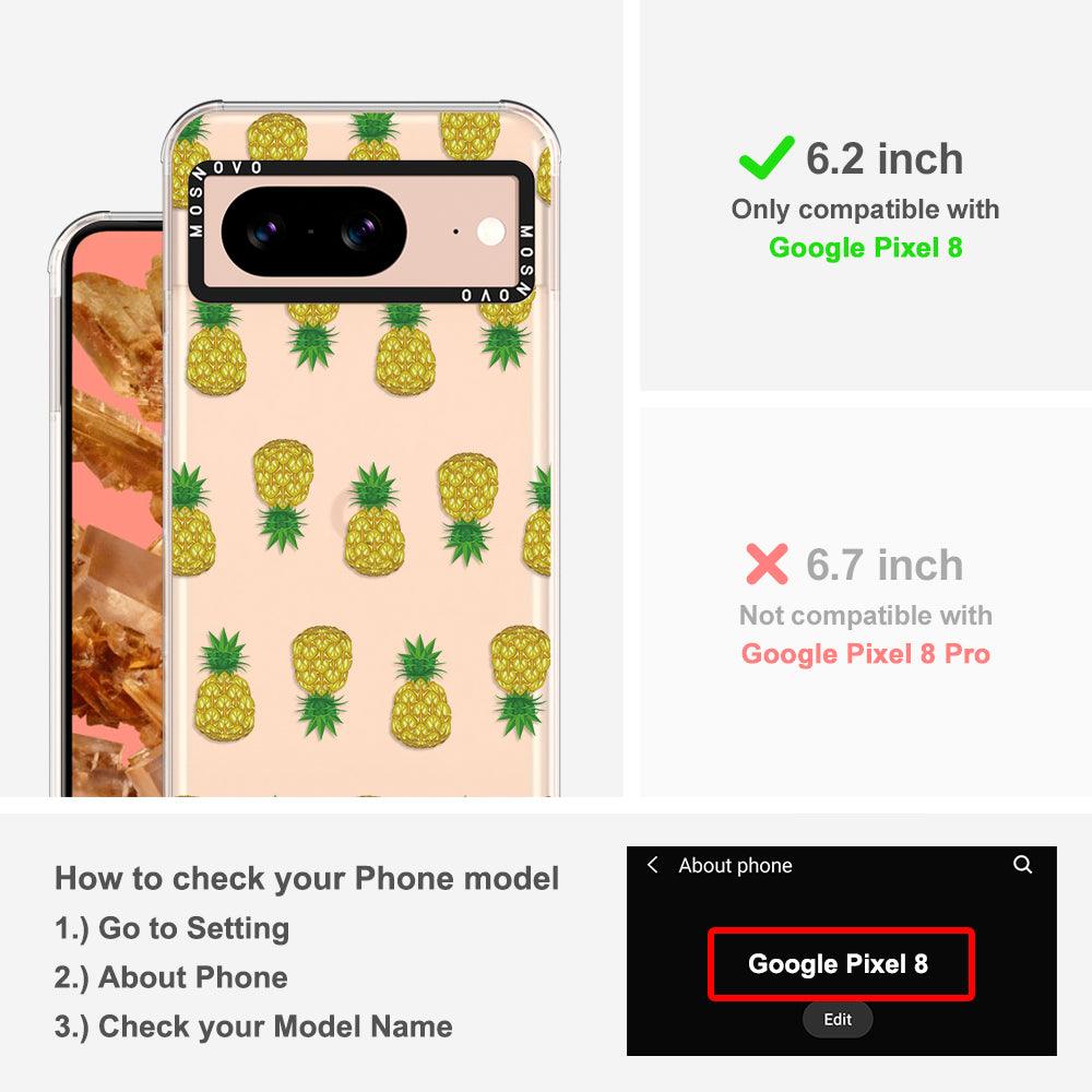 Cute Hawaiian Pineapple Phone Case - Google Pixel 8 Case