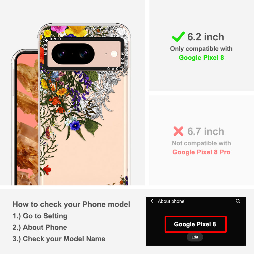 Beautiful Bloom Phone Case - Google Pixel 8 Case - MOSNOVO