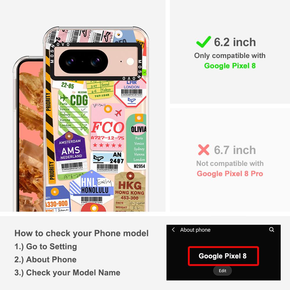 Ticket Label Phone Case - Google Pixel 8 Case - MOSNOVO