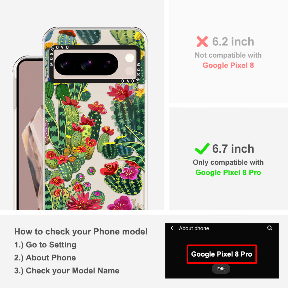 Cactus Garden Phone Case - Google Pixel 8 Pro Case - MOSNOVO