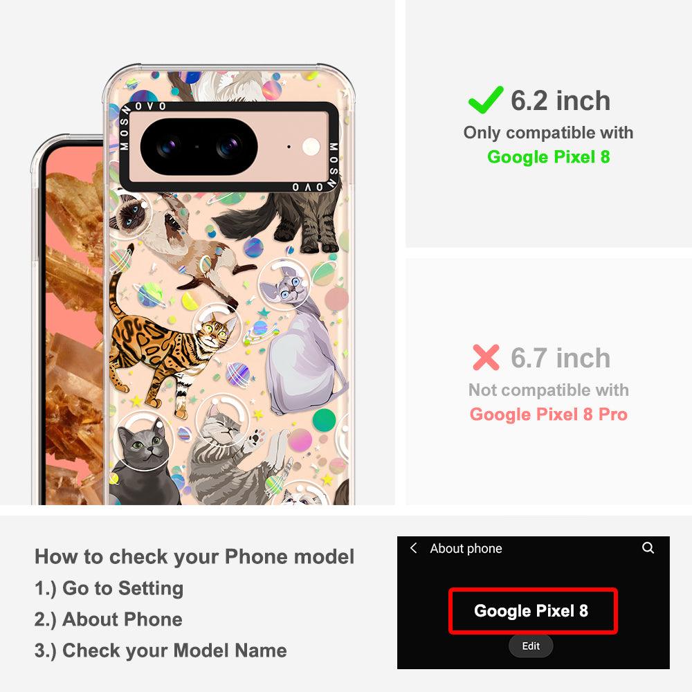 Space Cat Phone Case - Google Pixel 8 Case - MOSNOVO