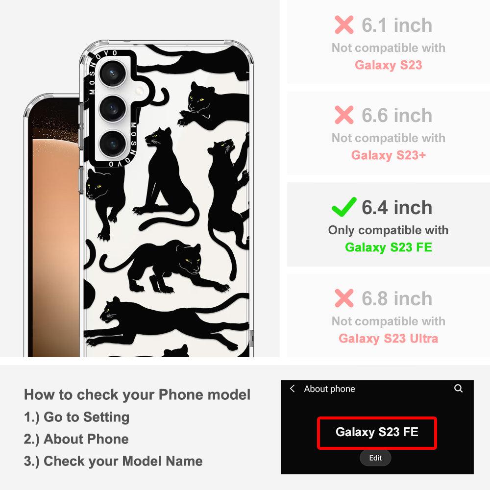 Black Panther Phone Case - Samsung Galaxy S23 FE Case