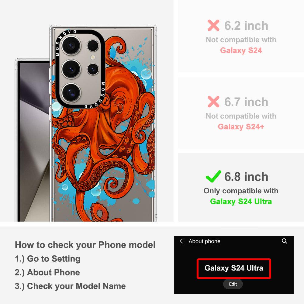 Octupus Phone Case - Samsung Galaxy S24 Ultra Case - MOSNOVO