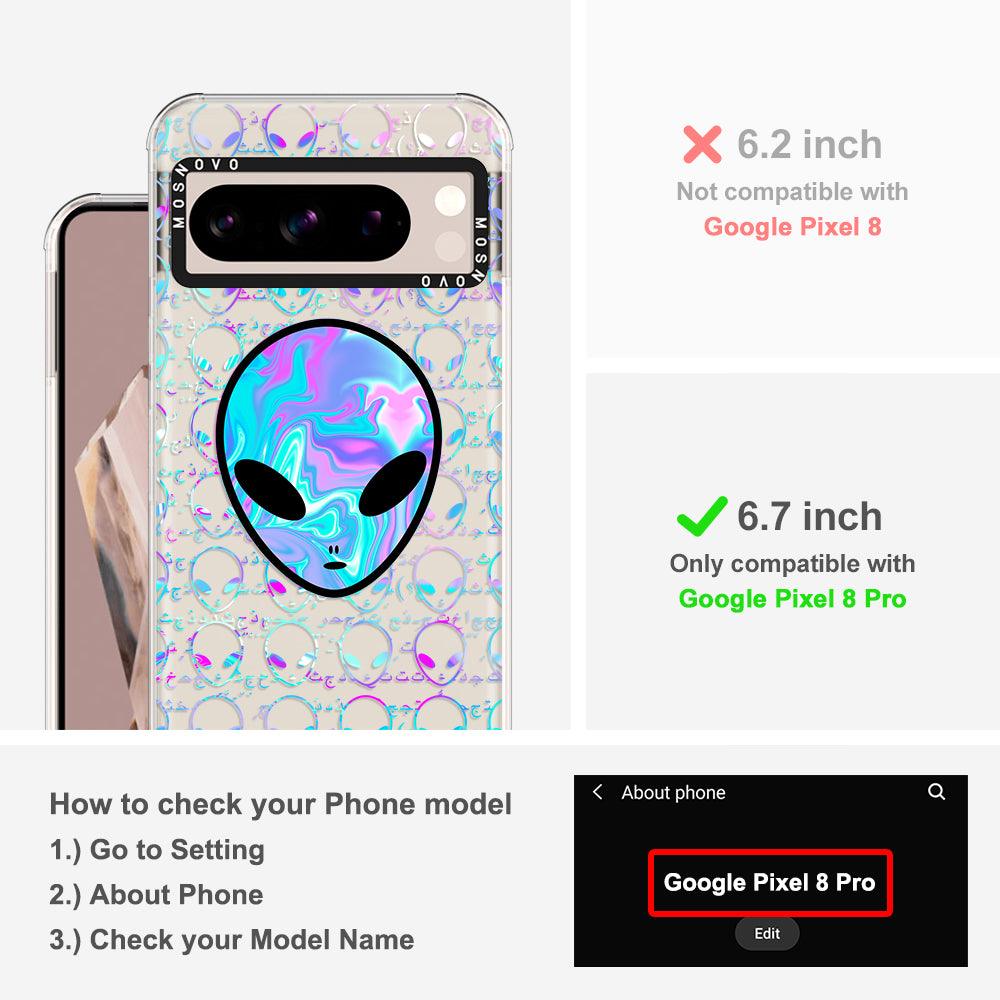 Space Alien Phone Case - Google Pixel 8 Pro Case - MOSNOVO