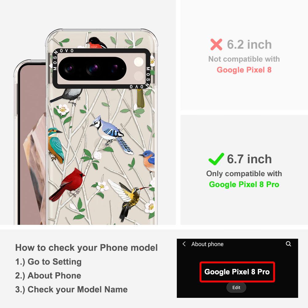 Wild Bird Phone Case - Google Pixel 8 Pro Case - MOSNOVO