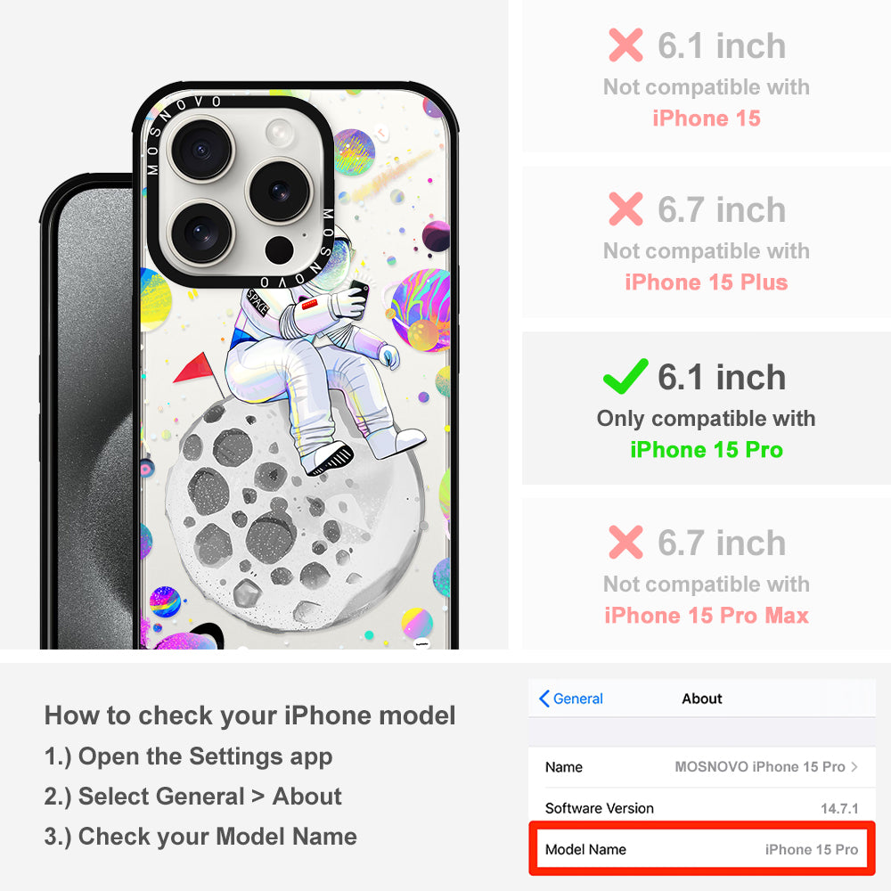 Astronaut 2020 Phone Case - iPhone 15 Pro Case - MOSNOVO