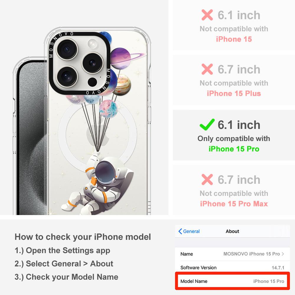 Astronaut Phone Case - iPhone 15 Pro Case - MOSNOVO