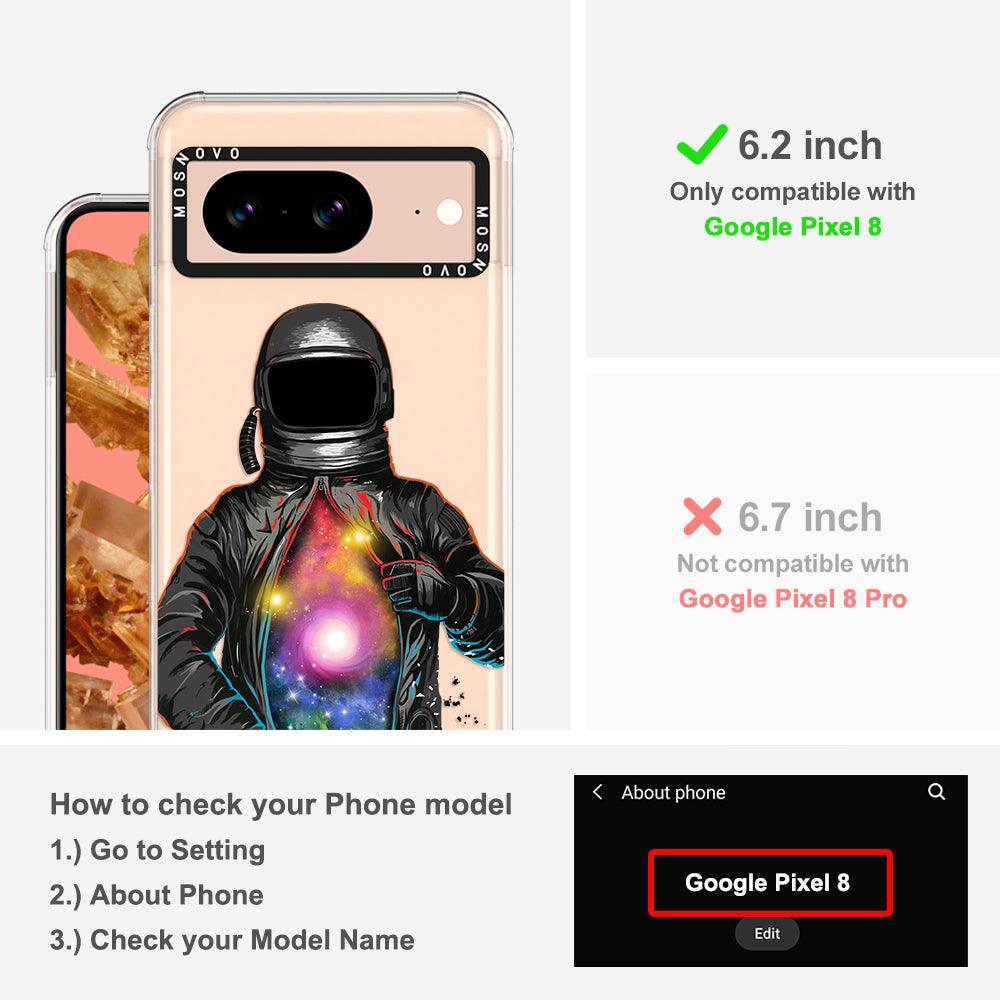 Mystery Astronaut Phone Case - Google Pixel 8 Case - MOSNOVO