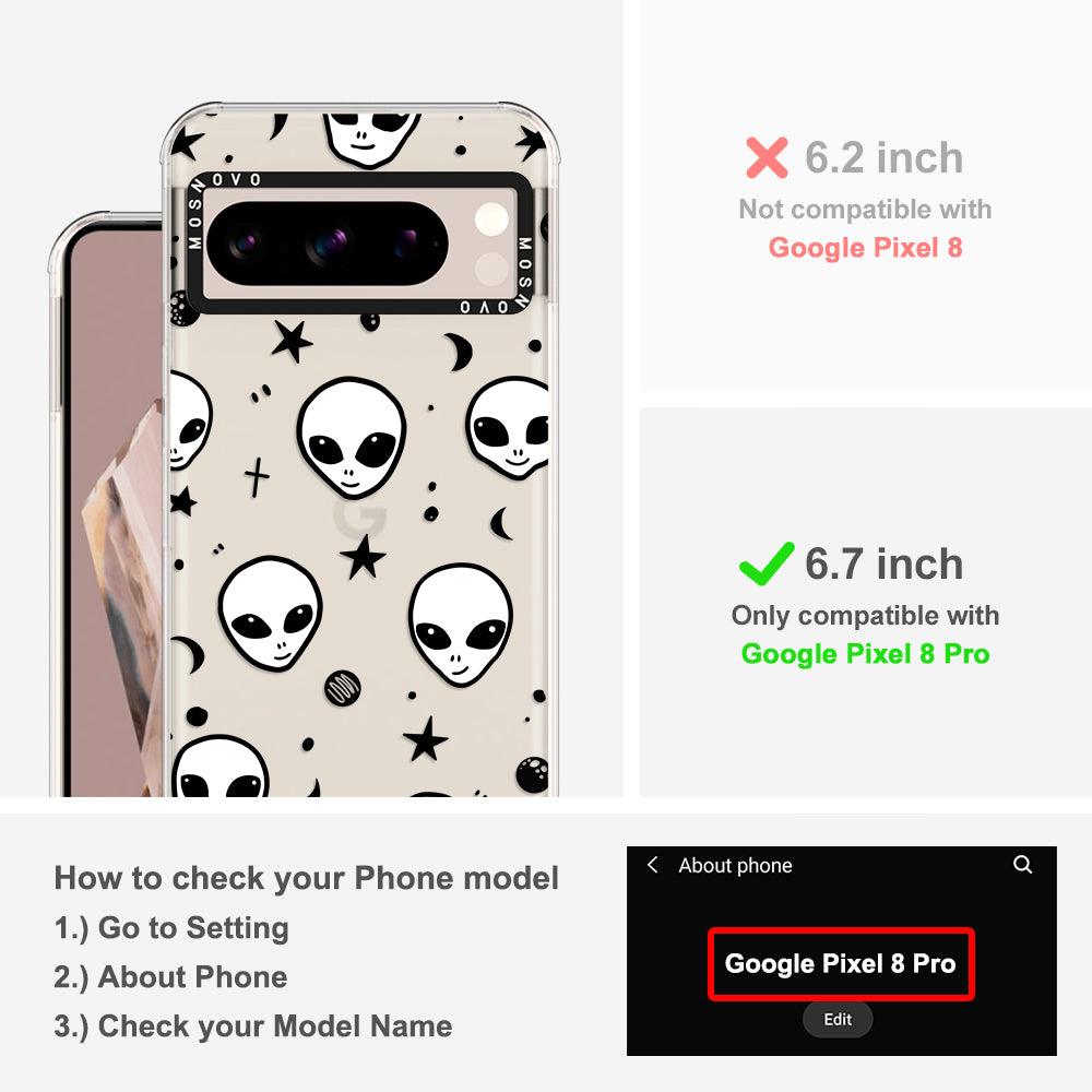 Cute Alien Phone Case - Google Pixel 8 Pro Case - MOSNOVO