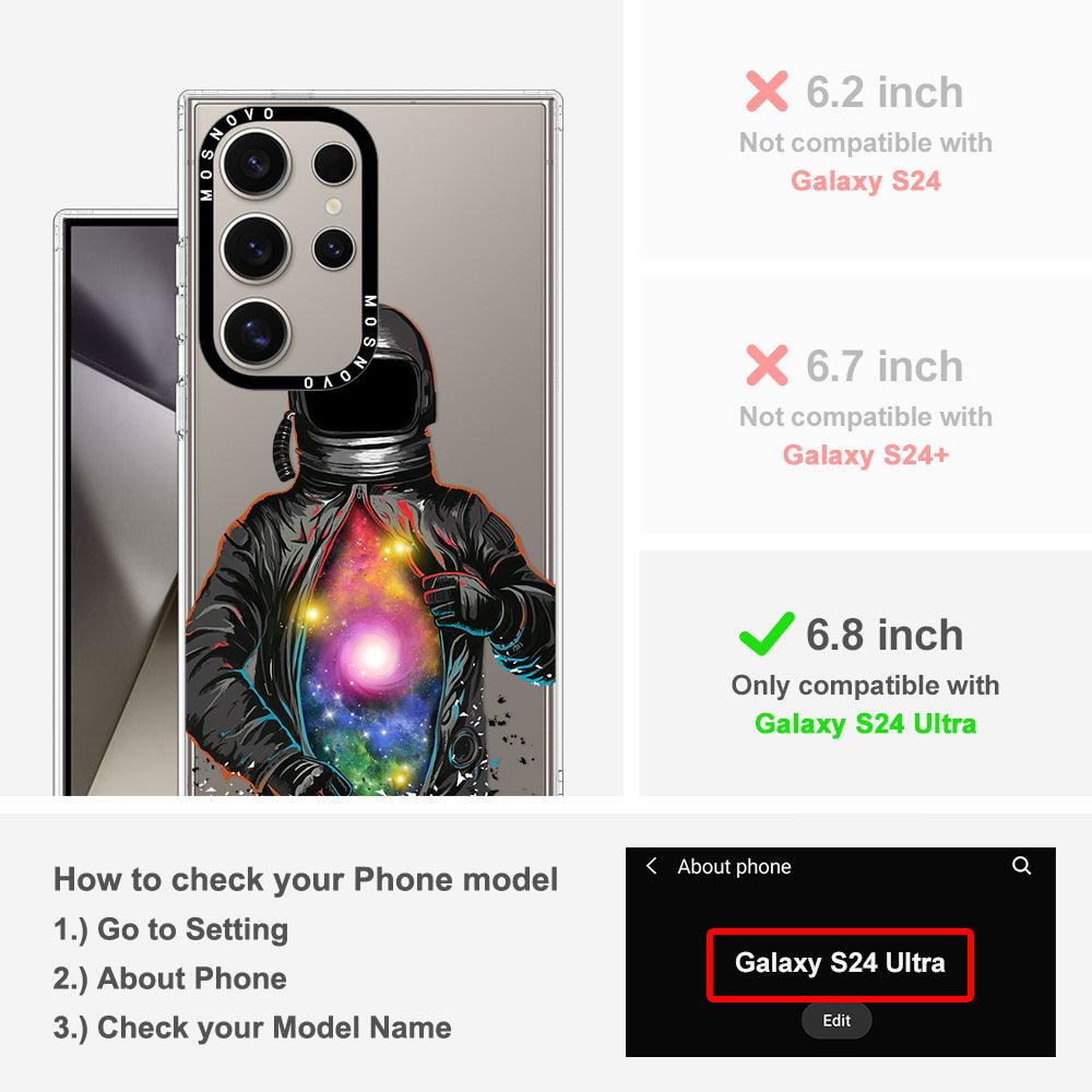 Mystery Astronaut Phone Case - Samsung Galaxy S24 Ultra Case - MOSNOVO
